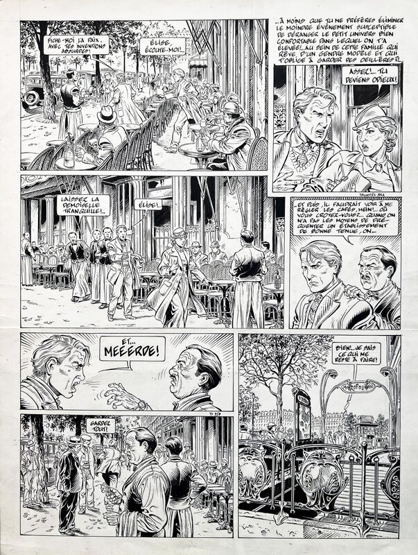 Yves Swolfs, Le Prince de la nuit (La Lettre de l'inquisiteur - planche 35) - Planche originale