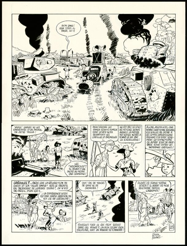 Olivier Schwartz, Yann, Le MAÎTRE DES HOSTIES NOIRES • pl 28 - Comic Strip