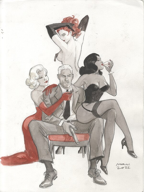 Slick et Femmes by Enrico Marini - Comic Strip