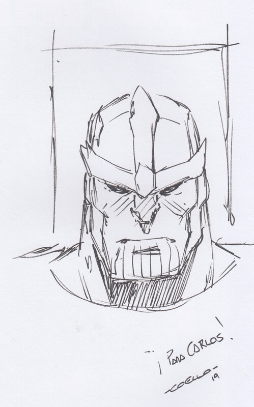 Thanos by Iban Coello - Sketch
