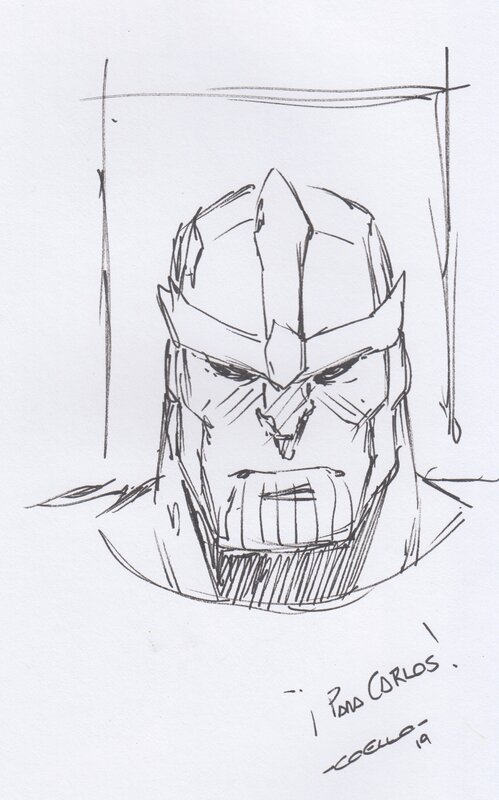 Thanos by Iban Coello - Sketch