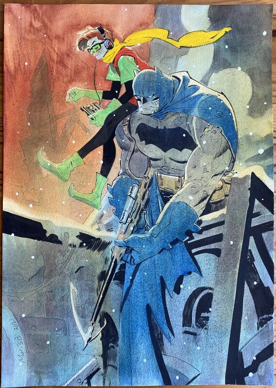 Bergara - Batman The Dark Night - Original Illustration