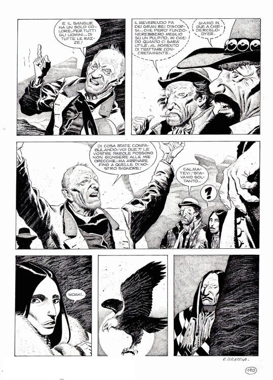 Breccia Enrique, Special Tex#31, Capitan Jack, planche n°190, 2016. - Planche originale