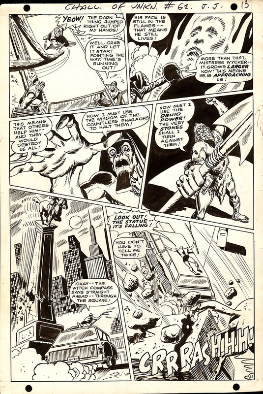 Bob Brown, Challengers of the Unknown 62 Page 11 - Planche originale