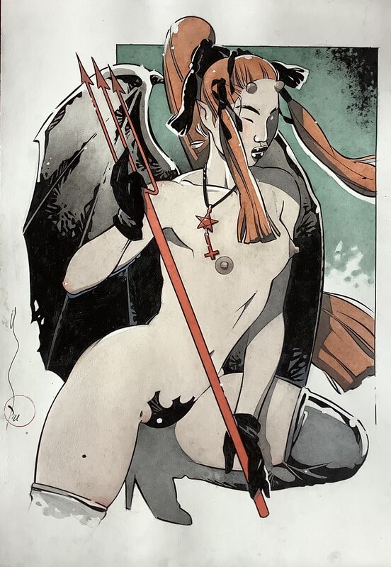 Démone by Michetz - Original Illustration