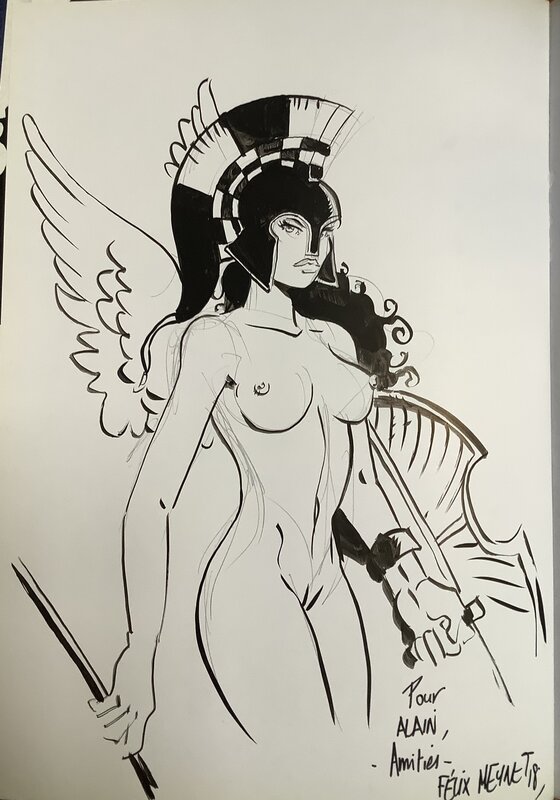 Amazones par Félix Meynet - Dédicace