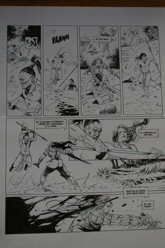 Conquitador par Philippe Xavier - Planche originale