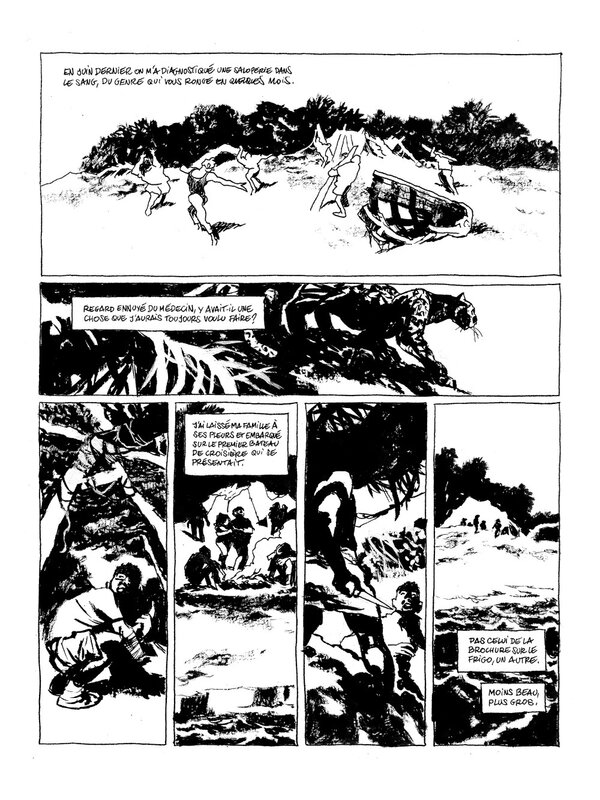 Cyrille Pomès - Danse macabre Page 6 - Planche originale