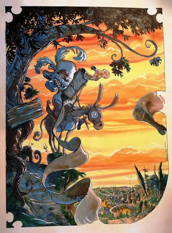 Tiburce Oger, Festival BD de Saint-Junien - Illustration originale