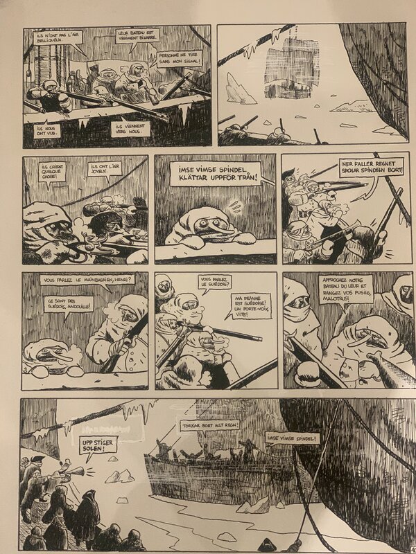 Christophe Blain, Isaac le Pirate T2, pl.40 - Planche originale