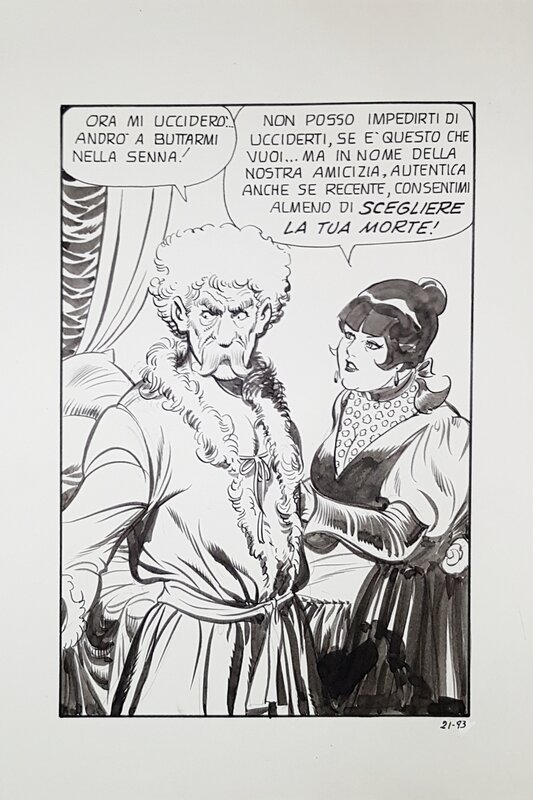 Casino #21 p93 par Leone Frollo - Planche originale