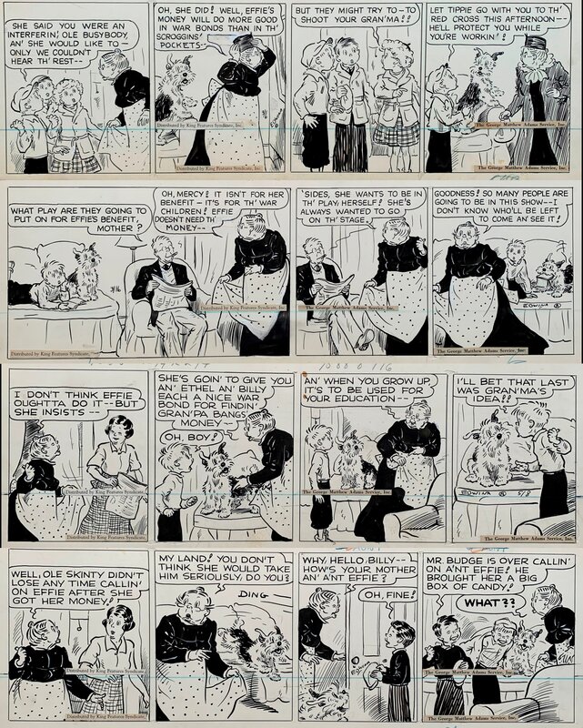 Edwina Dumm, « Cap » Stubbs and Tippie - Comic Strip