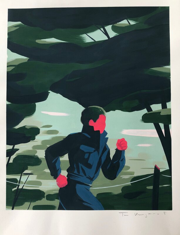 En vente - Les 400 coups par Tom Haugomat - Illustration originale