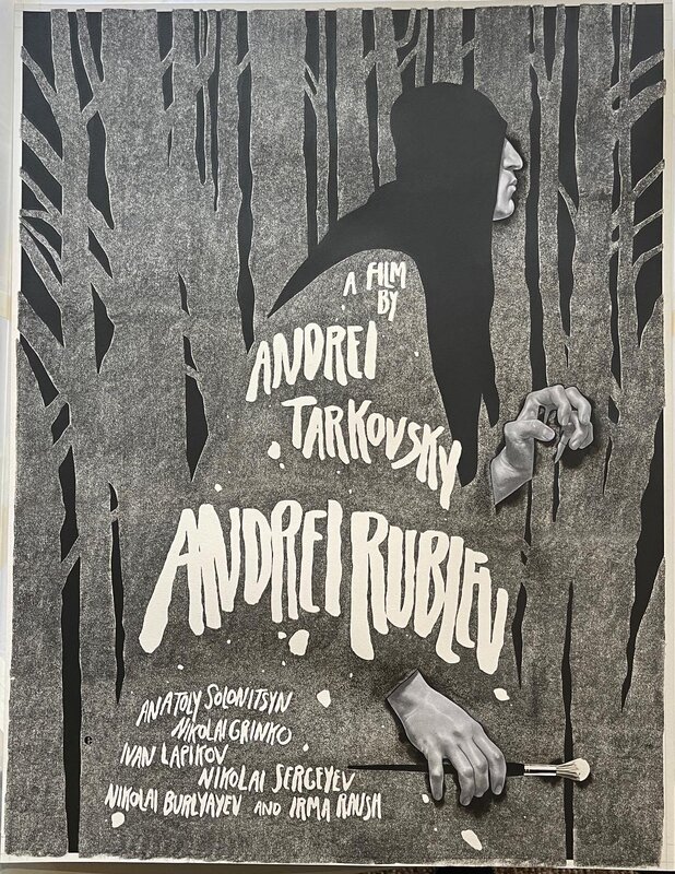 Andrei Rublev - Edward Kinsella - Original Poster illustration - Illustration originale