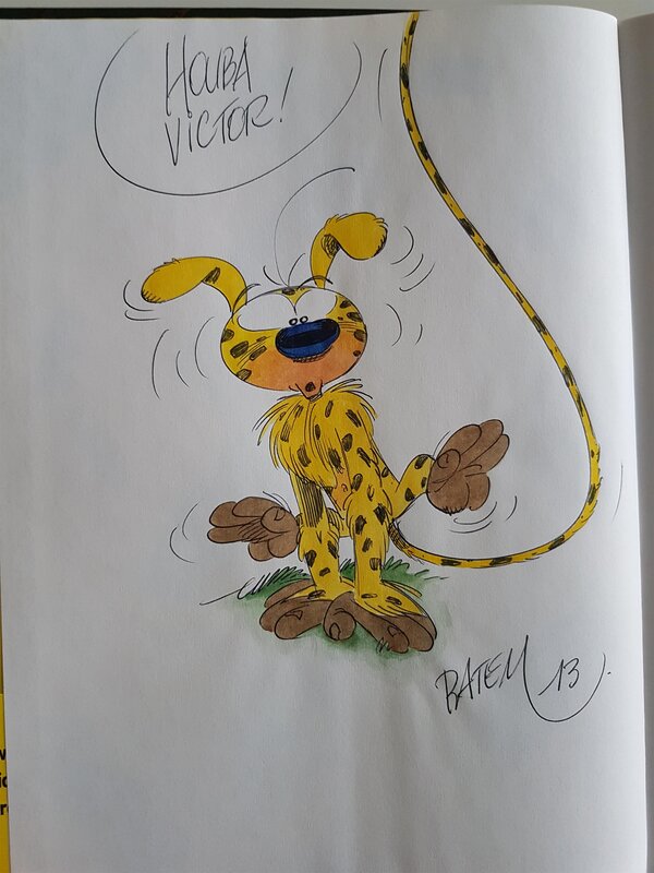 Marsupilami par Batem - Dédicace