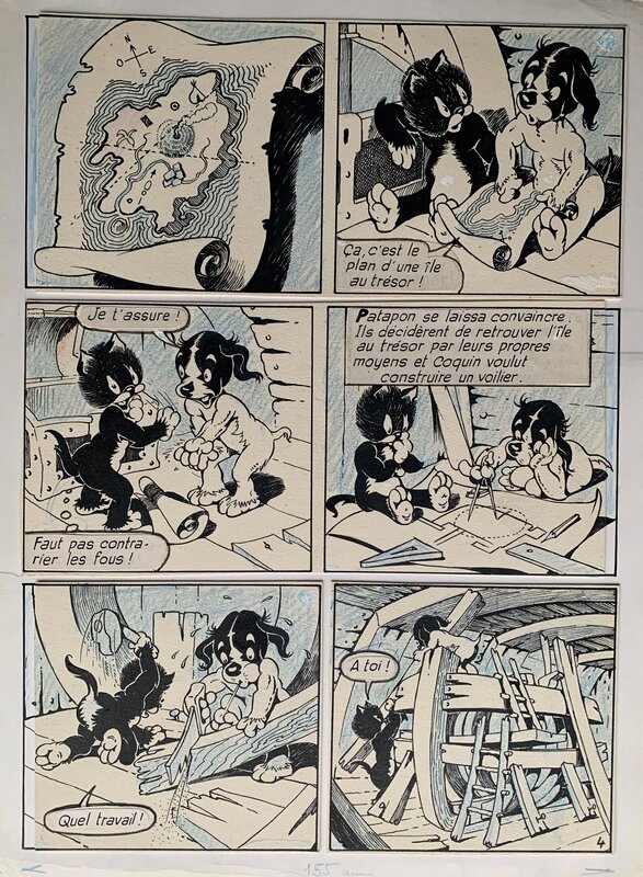 Edmond-François Calvo, Marijac, Coquin le gentil cocker - Coquin, le petit cocker - Comic Strip