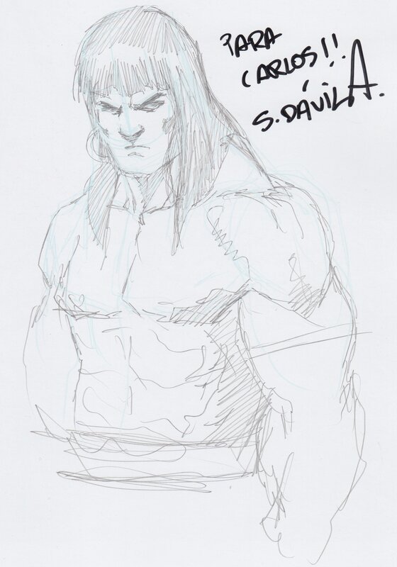 Conan by Sergio Dávila - Sketch