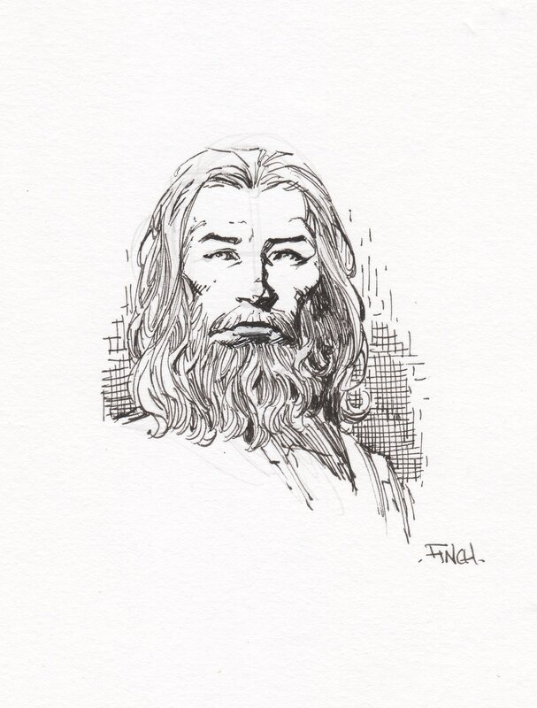 Jesus by David Finch - Sketch