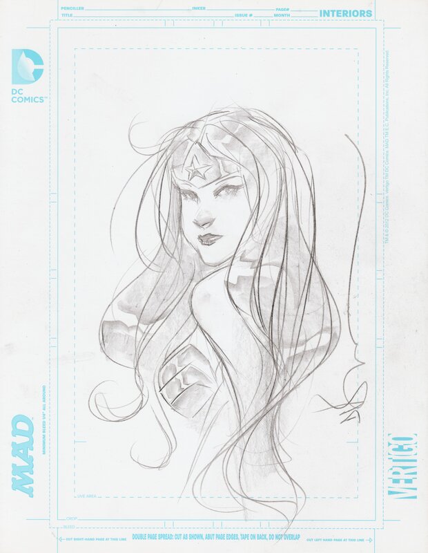 Wonder Woman by Dustin Nguyen - Sketch