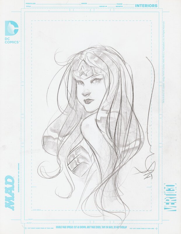 Wonder Woman par Dustin Nguyen - Dédicace