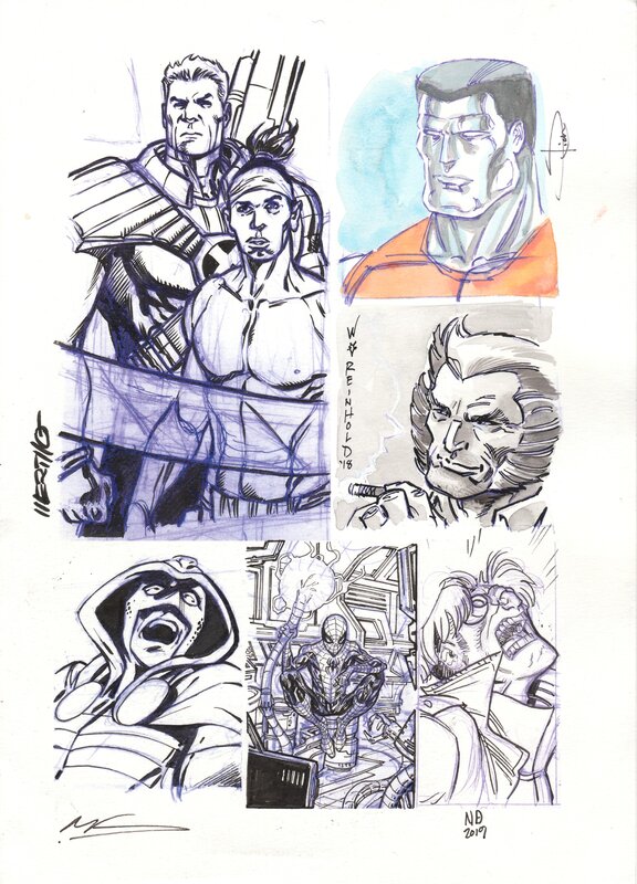 Ink Jam by Bill Reinhold, Jesus Merino, Mark Farmer, Nick Bradshaw, Sabine Rich - Sketch