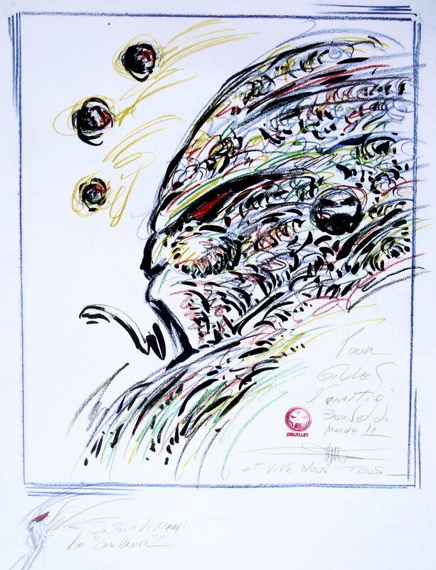 Et vive nous tous. par Philippe Druillet - Planche originale