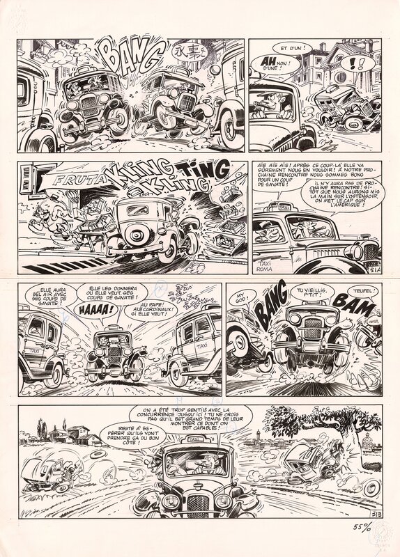 Berck, Sammy : Panique au Vatican planche 31 - Planche originale