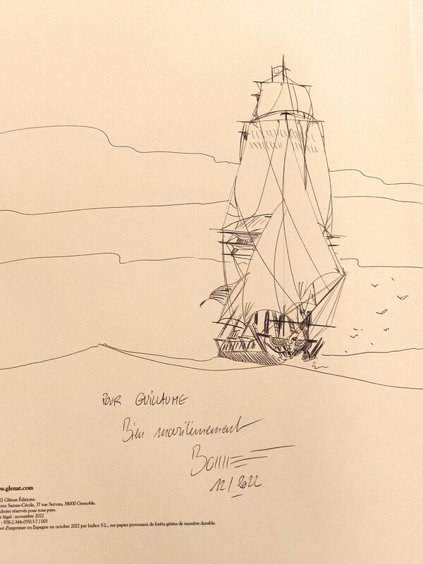 Uss Constitution by Franck Bonnet - Sketch