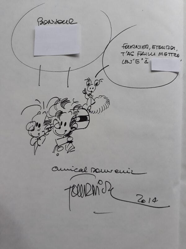 Jean-Claude Fournier, Spirou, Fantasio et Spip - Dédicace