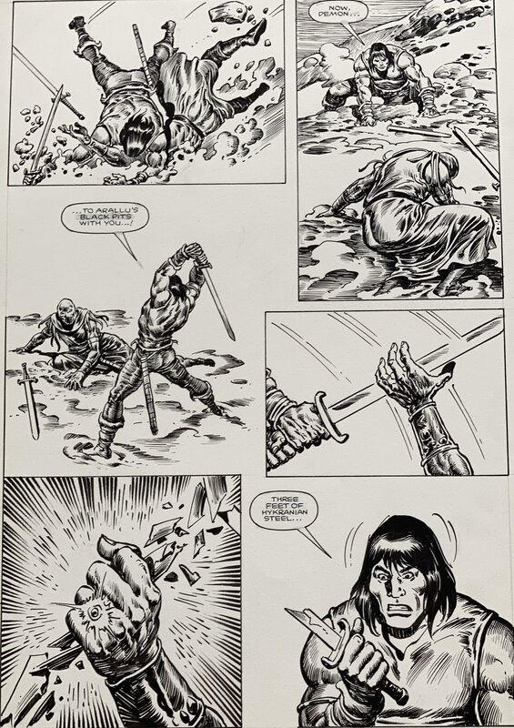 Conan par John Buscema - Planche originale