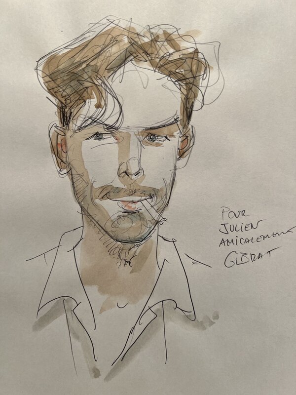 Le Vol du Corbeau by Jean-Pierre Gibrat - Sketch