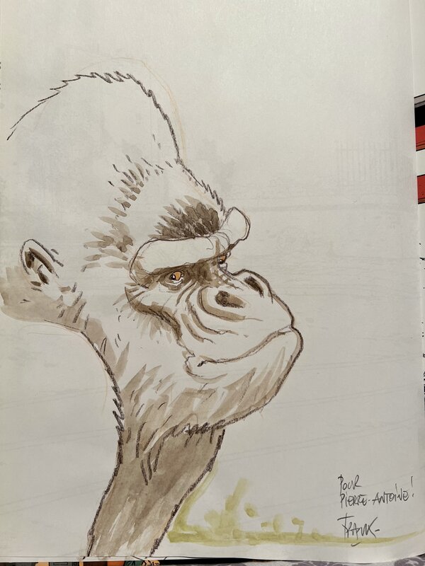 Broussaille by Frank Pé - Sketch