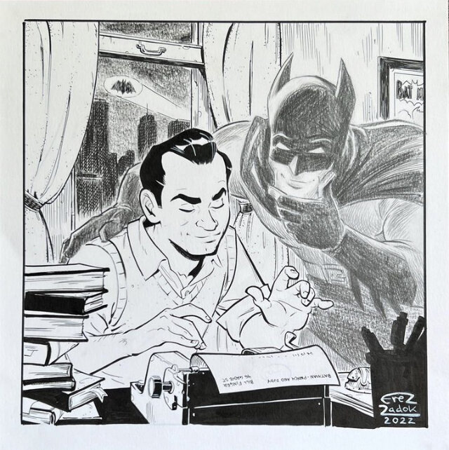 Erez Zadok, Bill Finger - Dans l’ombre du mythe - Illustration originale