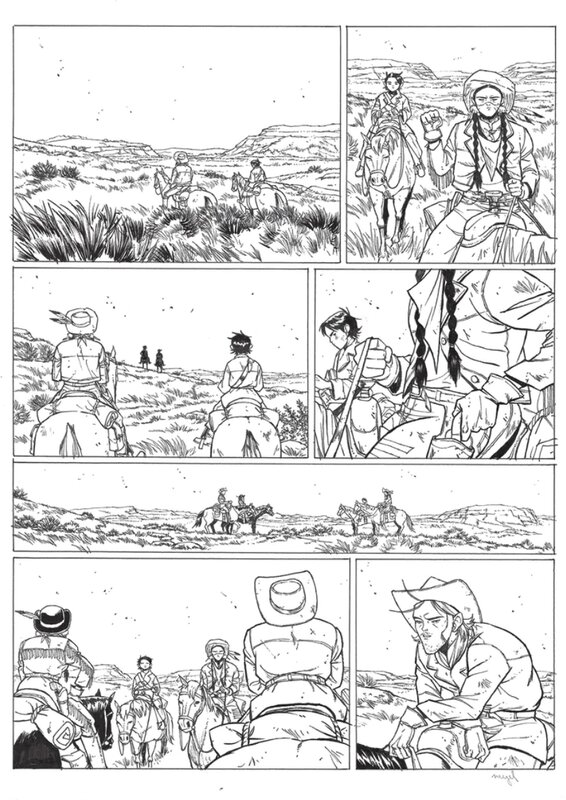 Hoka Hey !, p.107 par Neyef - Planche originale