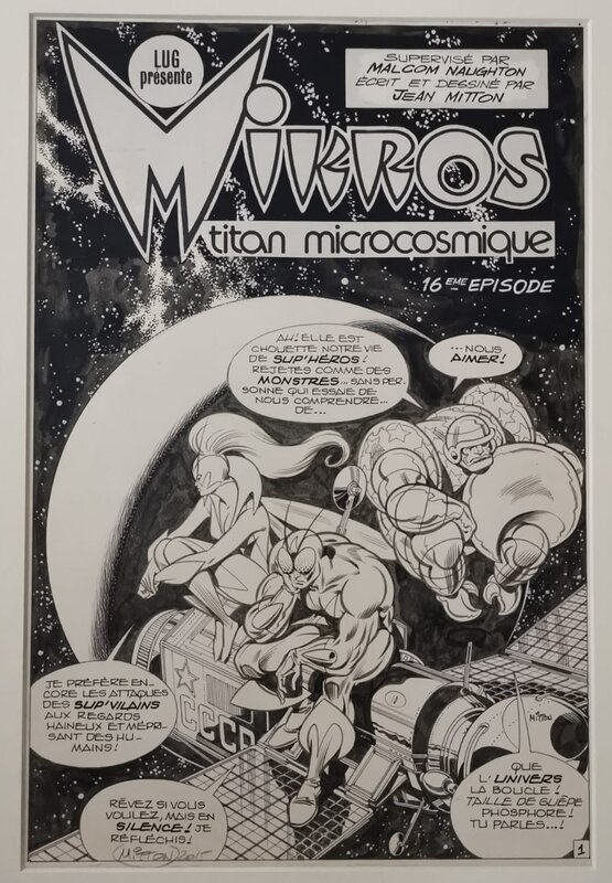 Mikros par Jean-Yves Mitton - Planche originale