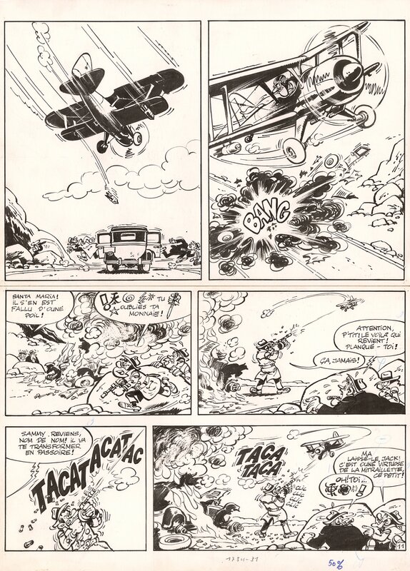 Berck, Sammy T.4 : Gorilles et spaghetti - Planche 11 - Comic Strip