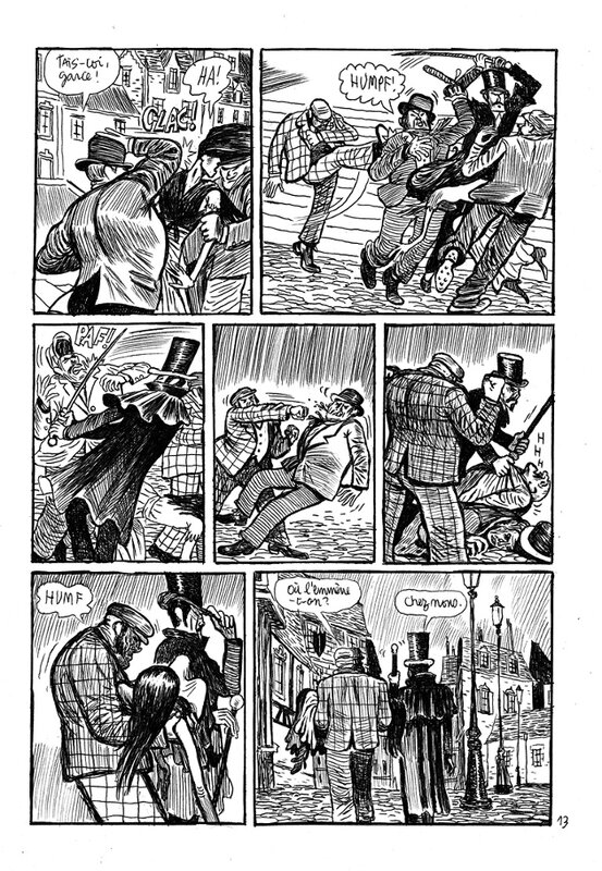 En vente - Christophe Gaultier, Les Origines d'Arsène Lupin Tome 2 page 13 - Planche originale