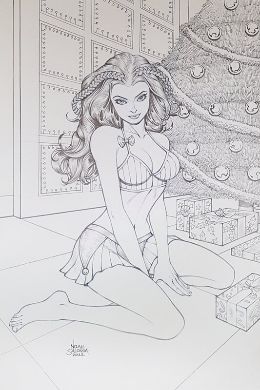 Noah Salonga, Grimm Fairy Tales 2022 Holiday Pinup Special #1 p29 - Illustration originale