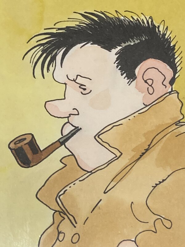 Nestor Burma par Jacques Tardi - Illustration originale