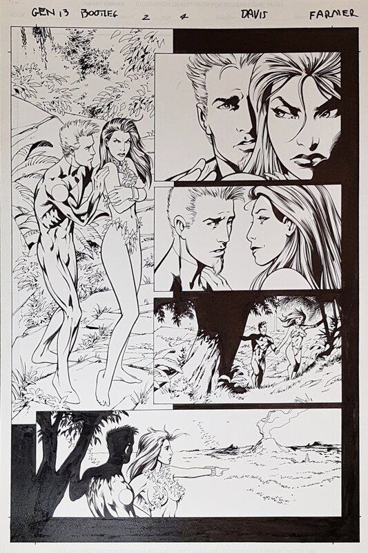 Alan Davis, Mark Farmer, Gen 13 Bootleg #2 p4 - Comic Strip