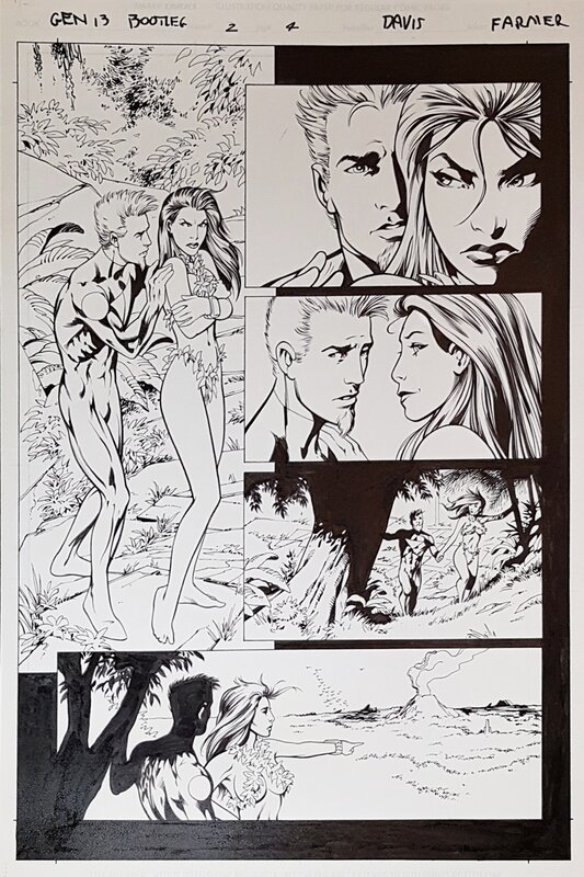 Alan Davis, Mark Farmer, Gen 13 Bootleg #2 p4 - Planche originale