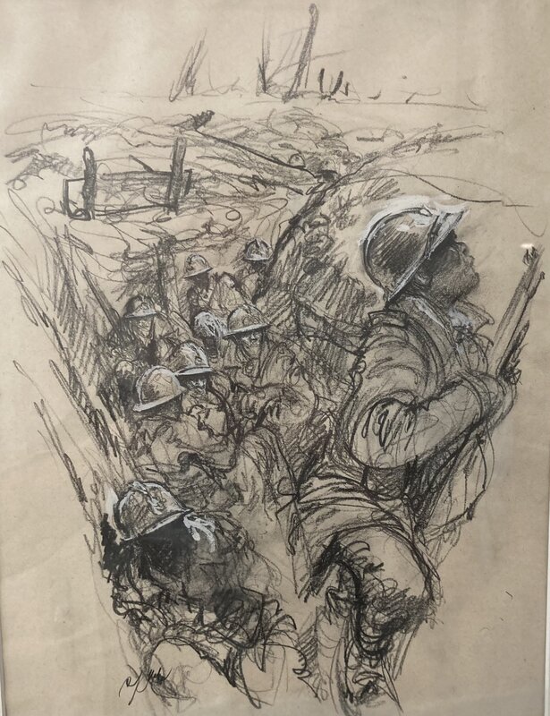 14-18 by René Follet - Original Illustration
