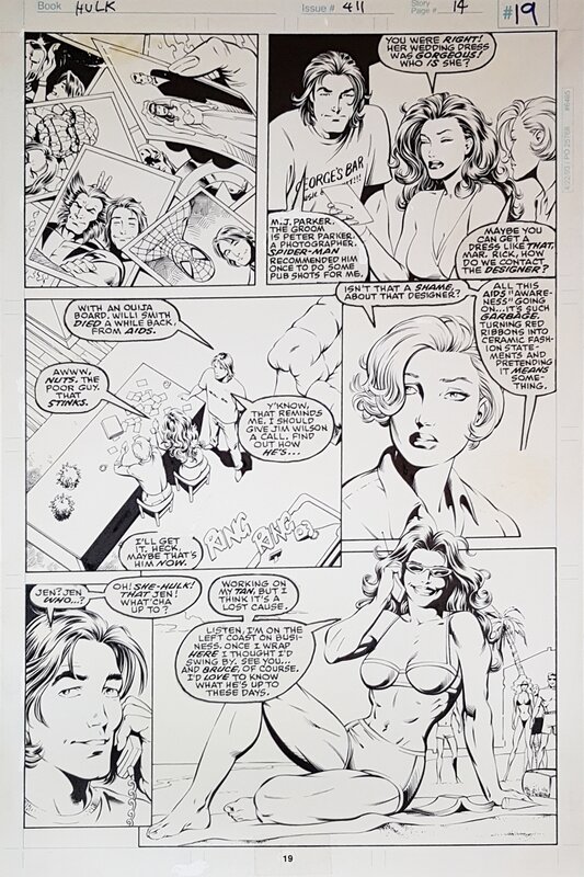 Gary Frank, Cam Smith, The Incredible Hulk #411 p14 - Planche originale