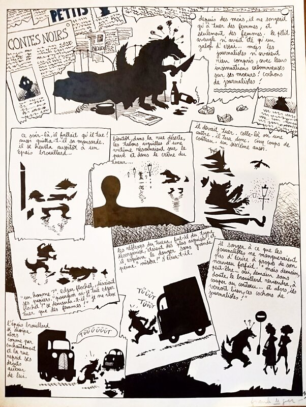 Frank Le Gall, Pierre Le Gall, La fin du monde et autres petits contes noirs - Comic Strip