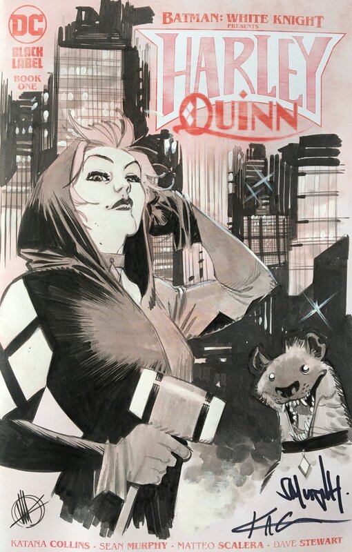 Matteo Scalera, Sean Murphy, Katana Collins, Blank cover Batman : White Knight presents Harley Quinn - Œuvre originale