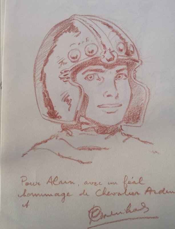 Chevalier Ardent par François Craenhals - Dédicace