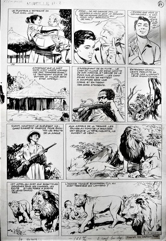 Douce Liane - l'amie de la jungle by José Larraz - Comic Strip