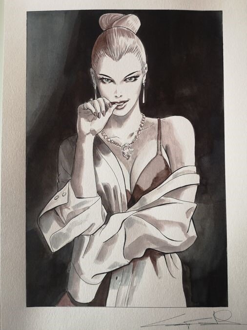 Eva Kant by Guiseppe Candita - Original Illustration