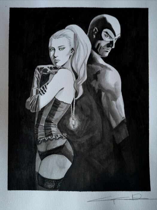 Guiseppe Candita, Diabolik - Amore impossibile - Illustration originale