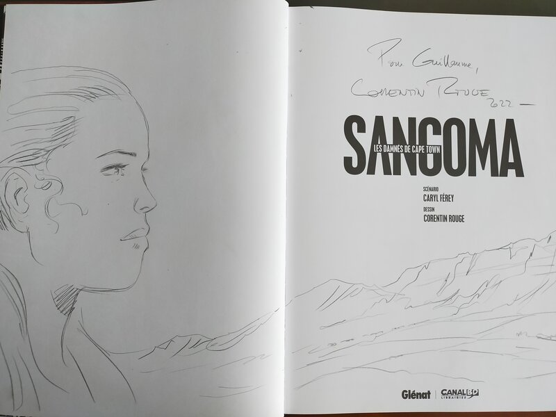 Sangoma par Corentin Rouge - Dédicace